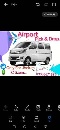 Airport Pick & Drop Service For Jhelum Citizens