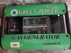Green power 5kva Lpg and oblige natural gas and petrol option bhi h 0