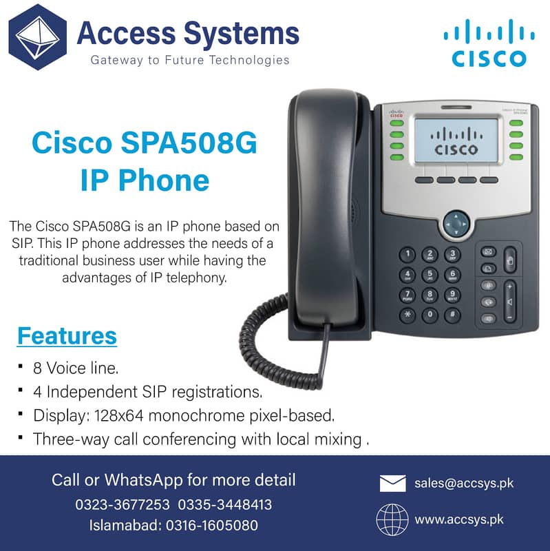 cisco Linksys SPA-8000 FXS Gateway for 8 port IP Analog Phone device 7