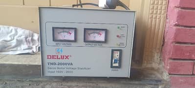 Delux Servo Motor Stabilizer 2000VA 0