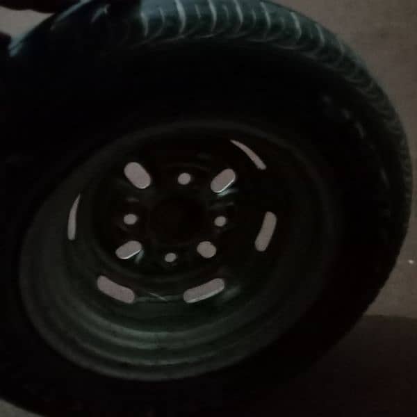 spare tire available for mehran car jeniun condition 1