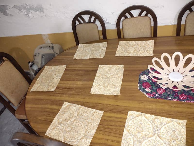 8chairs with big size dining table 2