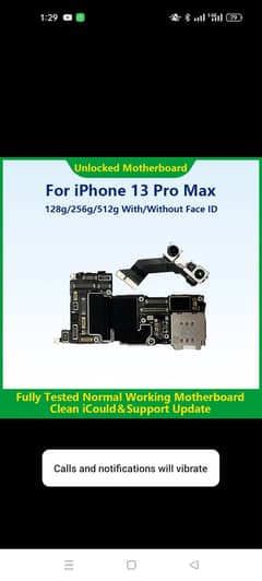 iPhone 13 pro max motherboard