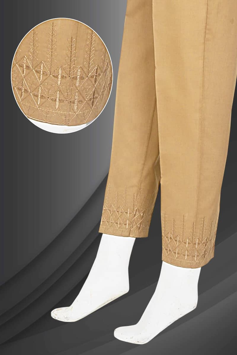 Ladies Cotton Trousers 4000 Pieces Lot for Sale, Embroidered Trousers 6