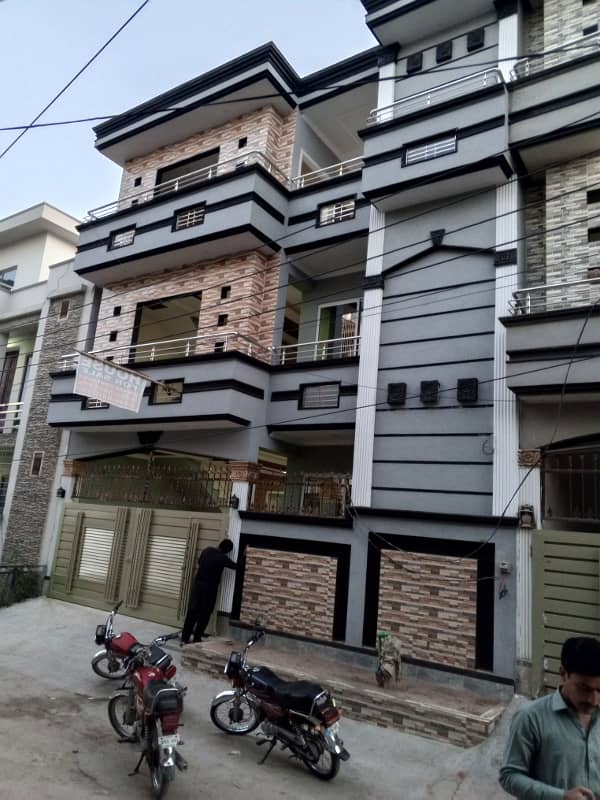 Bread New DOUBLE Storey 6 Marla House Electricity Boring Water 30 Foot Gali Hy Demand 2.10 0