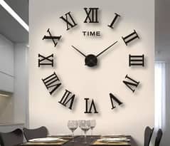 Wooden Wall Clock Available for Wall Decor