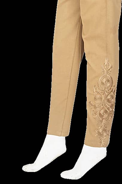 Ladies Cotton Trouser Bulk Lot sale | Plain and embroidered Trousers 4