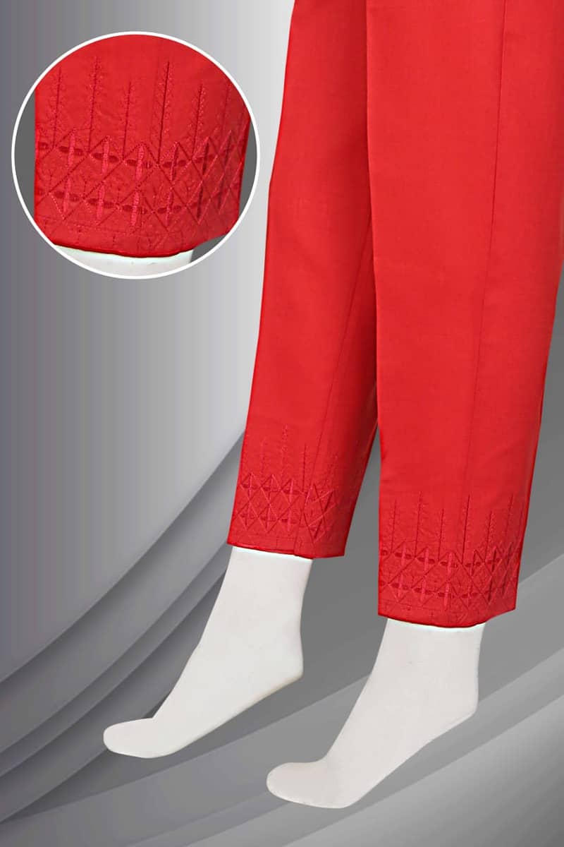 Ladies Cotton Trouser Bulk Lot sale | Plain and embroidered Trousers 12