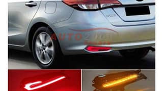 toyota yaris genion back bumper silver