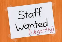 males and females staff are required