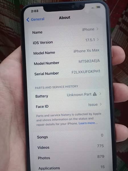 iPhones xs max for sale panel and battery charger back camera ni calta 7