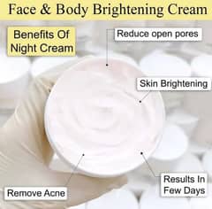 whitening and aging night cream