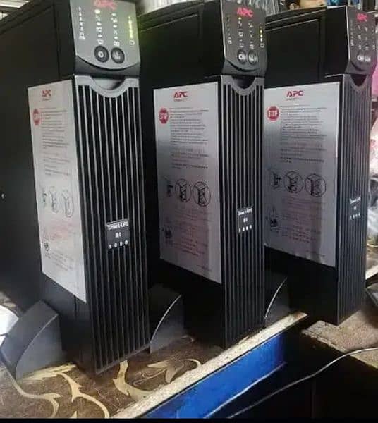 APC smart ups all models available 650va/750va/1kva/3kva/5kva 9