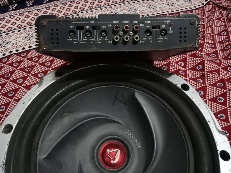 amp and woofer 2