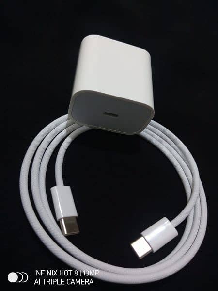 iphone 15pro max Charger Or Cable new 20watt 100% original. 2