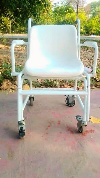 Patient Wheel Chair with wheightskill | New Stock Available 0