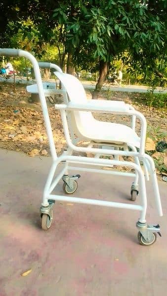 Patient Wheel Chair with wheightskill | New Stock Available 1