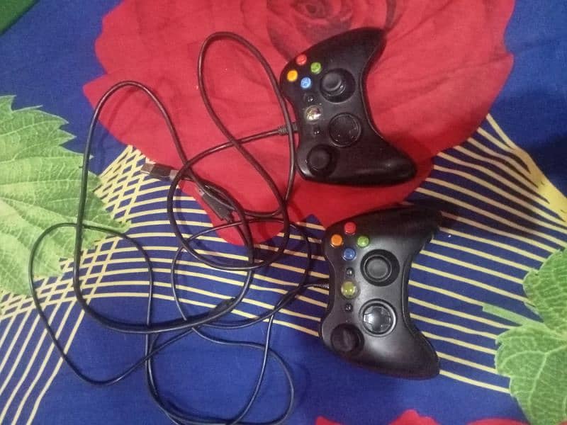 Xbox360 Jasper 500GB with 91games also two controllers for sale 1