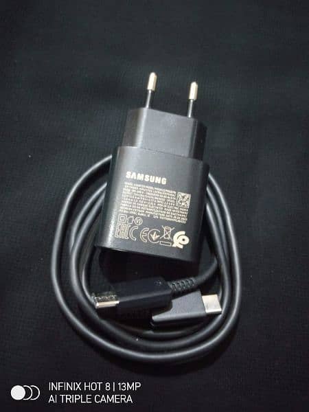 Samsung Note 20 ultra Charger Or Cable 25watt 100% original. 1