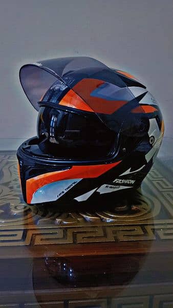 Dot Certified Moduler Helmet Orange 4