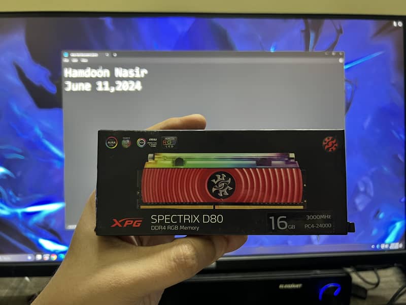 XPG SPECTRIX D80 32GB(16x2) Liquid Cooled ram 0