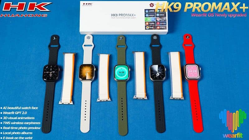 HK9promax+ smart watch 4gb memory amoled display 0