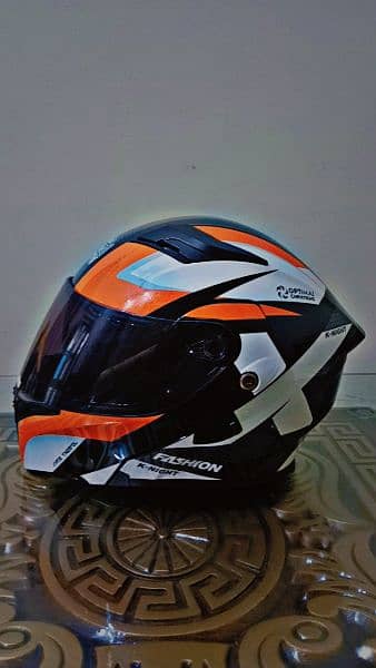 Dot Certified Moduler Helmet Orange 0