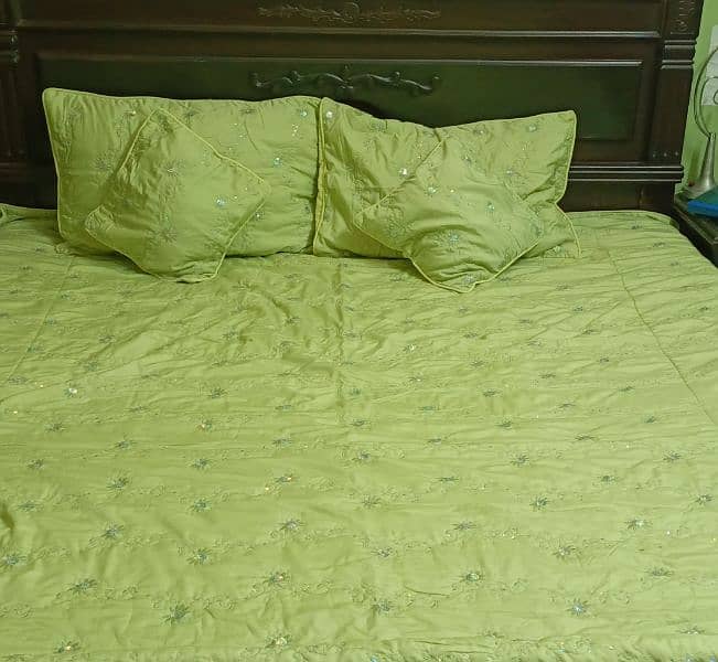 fancy  bridal bedsheet 2