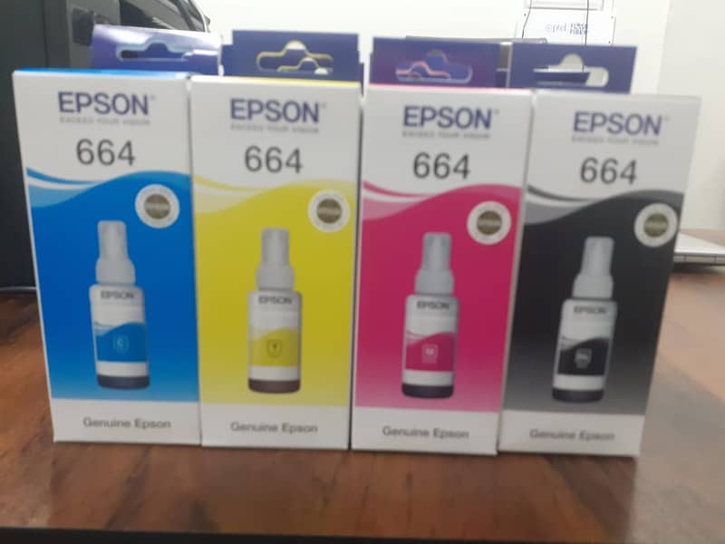 Epson 664 Original Ink Set (4 Color) 0