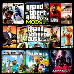 CHEAP PC GAMES GTA 5 (GAMES INSTALLATION KRWAYE ALL OVER PAKISTAN)