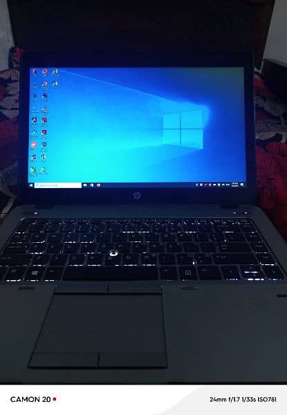 hp elite book 8ram 256gb ssd touch screen 4k supported all oky +chrger 4