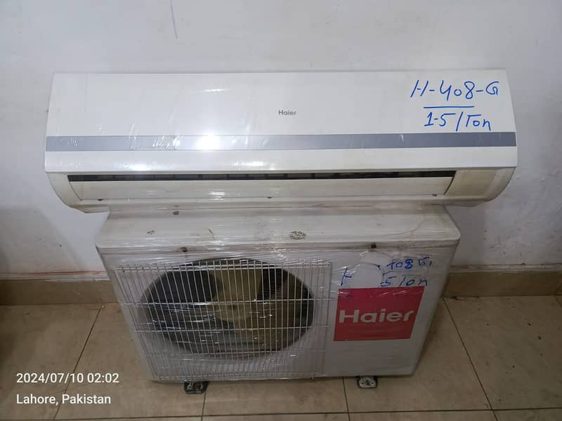 Haier 1.5 ton split AC H408G (0306=4462/443) marcvelous luxury 0