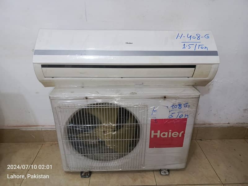 Haier 1.5 ton split AC H408G (0306=4462/443) marcvelous luxury 1