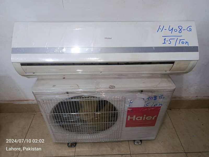 Haier 1.5 ton split AC H408G (0306=4462/443) marcvelous luxury 3