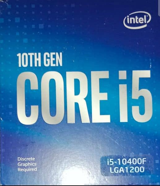 10th gen processor Core i5-10400f 0