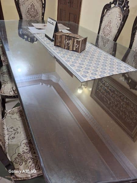 8 seater sheesham dining table 6