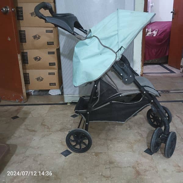 Graco Baby Stroller/Pram Mint Grey (Imported) 0