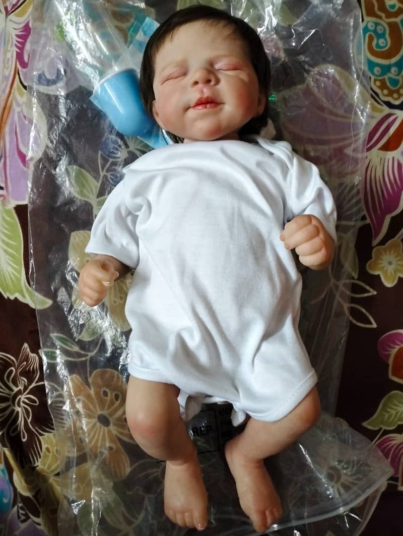 Realistic Reborn Baby Doll Lifelike 3D Skin Alive Soft Silicone Girls 0