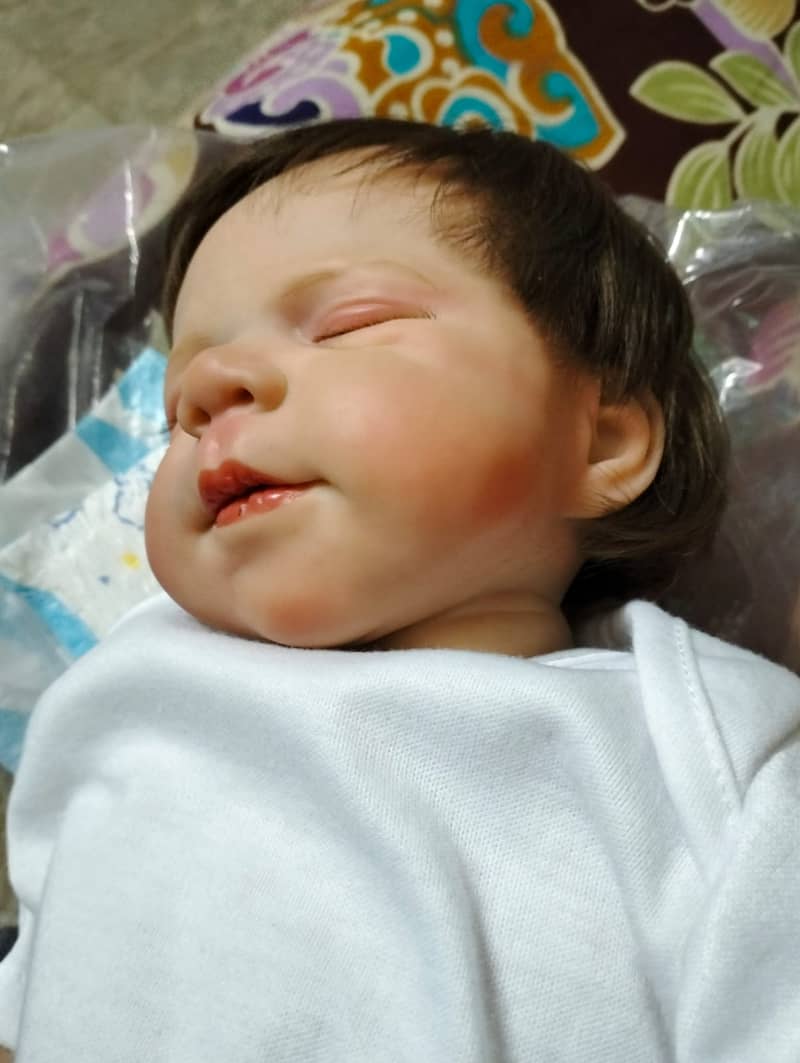 Realistic Reborn Baby Doll Lifelike 3D Skin Alive Soft Silicone Girls 7