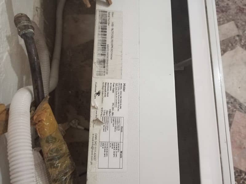 Hier 1.5 ton split ac ( non inverter) 3