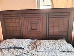 1 double bed and metress for sale