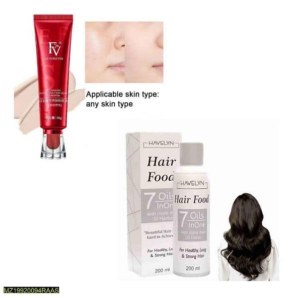 Hair Food Oil and Liquid Foundation Deal 0