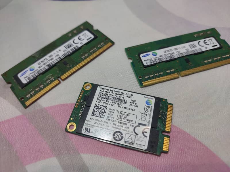 256 GB SSD SAMSUNG MSATA FULL HEALTH TESTED 5