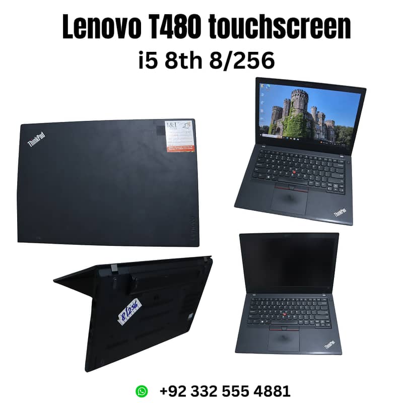 Lenovo T480 touchscreen i5 8th/8/256 0