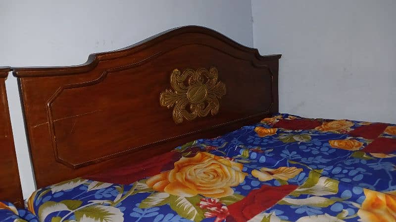 2 single wooden bed for sale 100 % original wooden 4