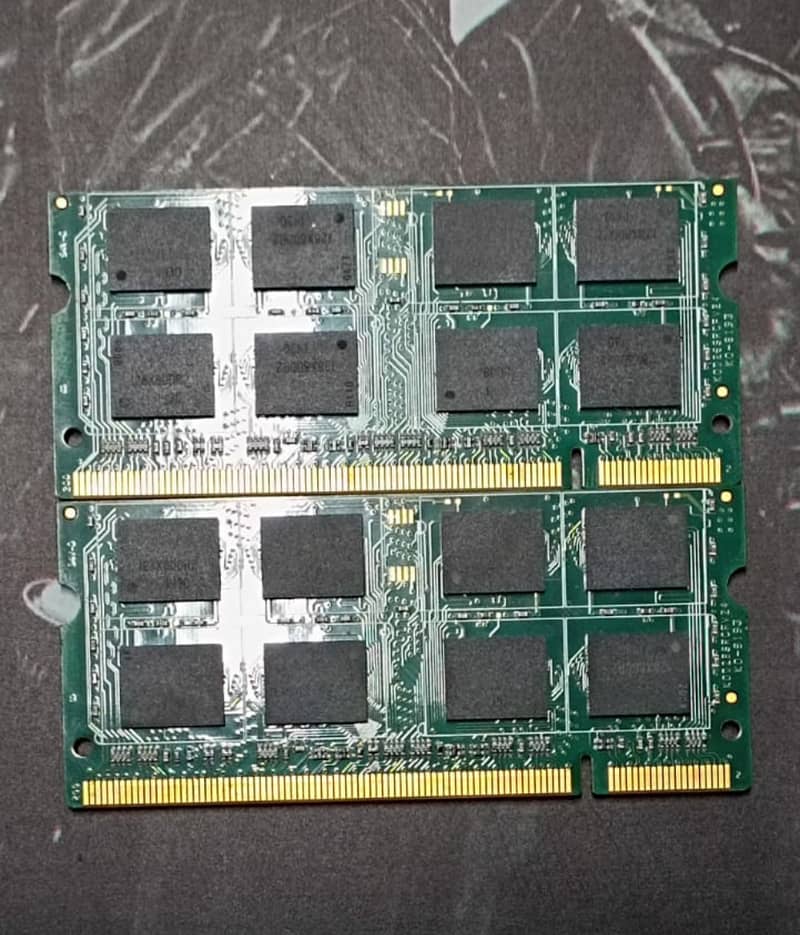 2×2 GB DDR2 ram for all laptops(0325-8653391) 4