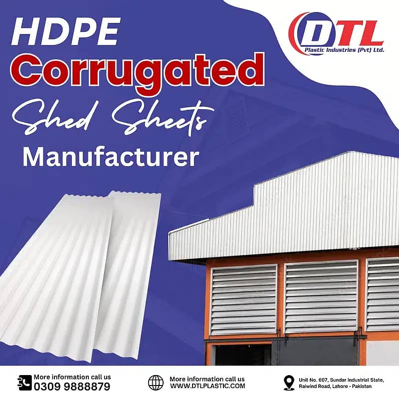 Shed Corrugated sheet / Plastic sheet / Profile sheet / roofing sheet 5