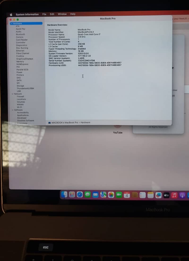 MacBook Pro Core i7 2017 15" 3