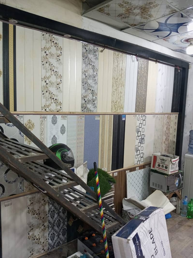 Wpc panel/ Pvc wall panel /  wallpaper/ vinyl flooring /False ceiling 11