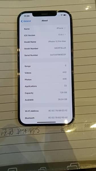 iPhone 12 Pro Max 128gb 11